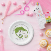 Baby Lamb Nursery Rhyme Papieren Bordje (Feest)