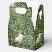 Baby Lamb Opvouwbare Favor Gift Box Baby shower Bedankdoosjes (Geopend)