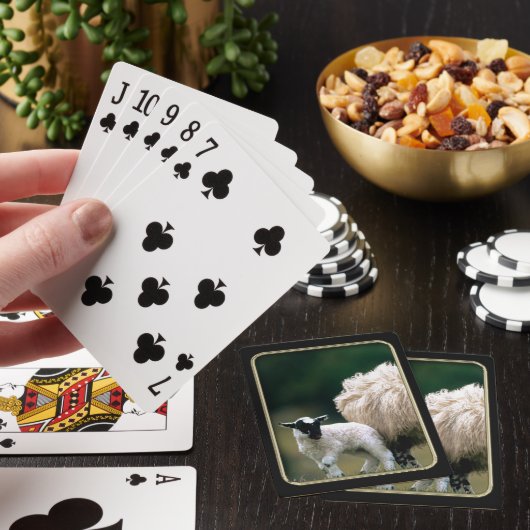 Baby Lamb Photo Art speelkaarten (Insitu)