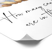 Baby Lamb - Raad hoeveel snoepjes Poster (Hoek)