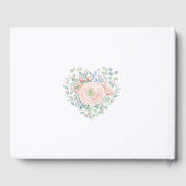 Baby Lamb Roze Blauw Genderneutraal onthullen Gastenboek (Achterkant)