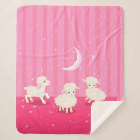 Baby Lamb Sherpa Deken (Voorkant)