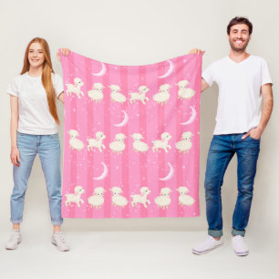 Baby Lambs Fleece Blanket Deken