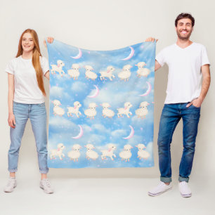 Baby Lambs Fleece Blanket Deken