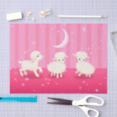 Baby lammeren tissuepapier (Craft)