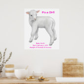  Baby lampafdrukken Poster (Keuken)