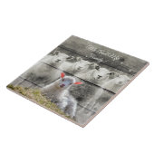 Baby lamsvezel tegeltje (Zijkant)