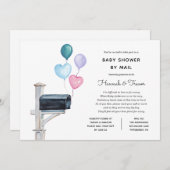 Baby Lange afstand Douche per Mail Kaart (Voorkant / Achterkant)