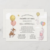 Baby Lange afstand Douche per Mail Kaart (Voorkant / Achterkant)