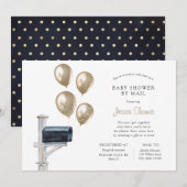 Baby Lange afstand Douche per Mail Kaart (Voorkant / Achterkant)