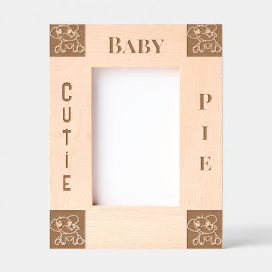 Baby Laser geëtst Afbeelding Lijst Gegraveerde Lijstjes (Voorkant)