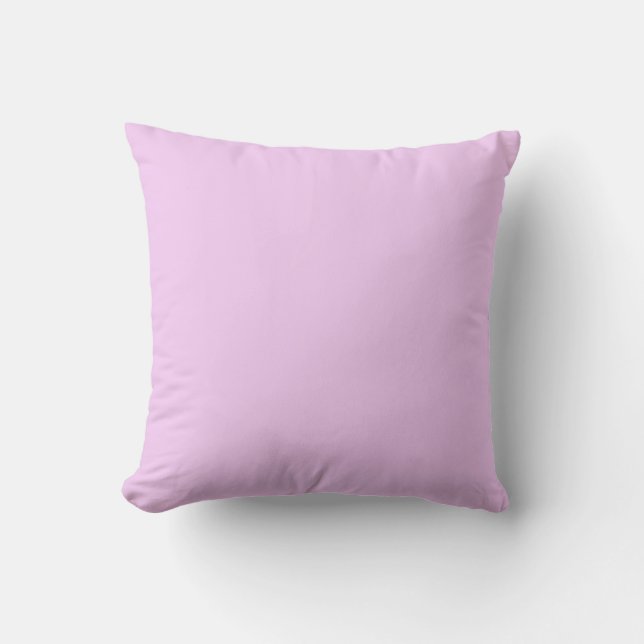 Baby lavender Roze, Throw Cushion Kussen (Voorkant)