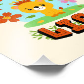 Baby leeuw foto afdruk (Hoek)