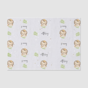 baby leeuw koning safari dieren Weefselpapier Tissuepapier