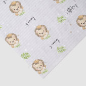 baby leeuw koning safari dieren Weefselpapier Tissuepapier (Detail)