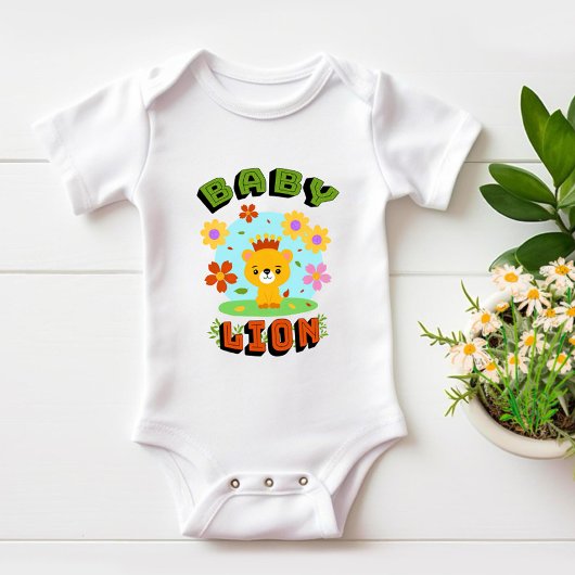 Baby leeuw romper