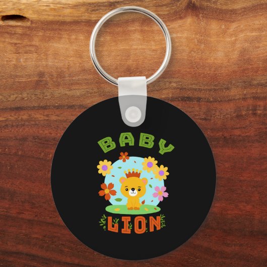 Baby leeuw sleutelhanger (Voorkant)