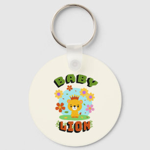 Baby leeuw sleutelhanger