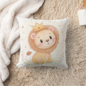 Baby Leeuwen Nursery – Mooie Dierprint voor kinder Kussen (Deken)