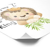 baby leeuwenkoning safari dieren foto afdruk (Hoek)