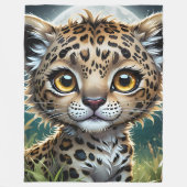 Baby Leopard Fleece Blanket (Voorkant)