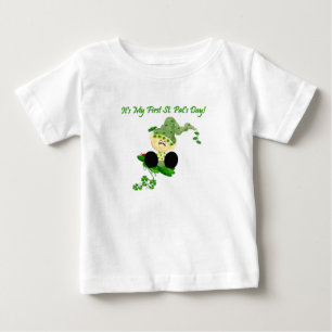 Baby Leprechaun 1e T-shirt voor de dag van de plei