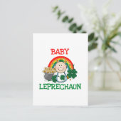 Baby Leprechaun Tshirts en Gifts Briefkaart (Staand voorkant)