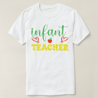 baby leraar terug naar school t-shirt