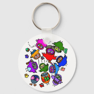 Baby leren vliegen sleutelhanger