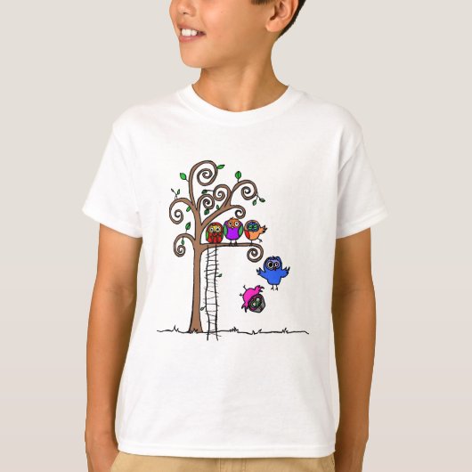 Baby leren vliegen t-shirt (Voorkant)
