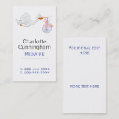 Baby Levering met aangepast Visitekaartje (Voorkant / Achterkant)