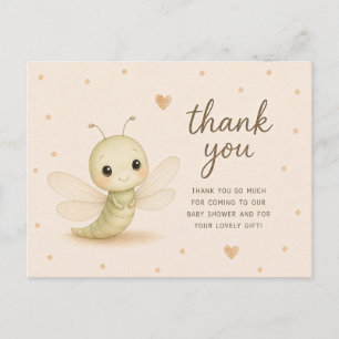 Baby Libel Baby Shower Bedankt Briefkaart