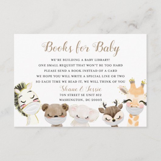 Baby Library Enclosure Card Informatiekaartje (Voorkant)