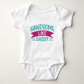Baby Lichaamsuitrusting voor Baby Boy Handsome lik Romper (Voorkant)