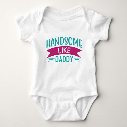 Baby Lichaamsuitrusting voor Baby Boy Handsome lik Romper (Voorkant)