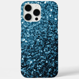Baby lichtblauwe nepschittertjes glinstertjes iPhone 16 pro max hoesje