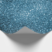 Baby lichtblauwe vlek cadeaupapier (Hoek)