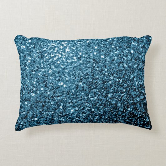 Baby lichtblauwe vlek decoratief kussen (Voorkant)