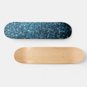 Baby lichtblauwe vlek skateboard (Horizontaal)