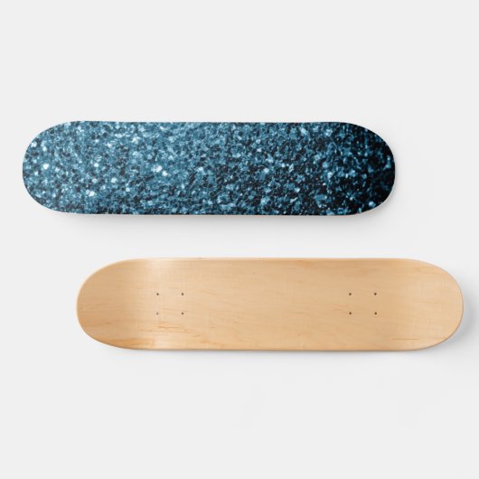 Baby lichtblauwe vlek skateboard (Horizontaal)