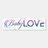 Baby Liefde Bumpersticker (Voorkant)