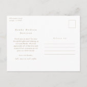 Baby Liefde en Bedankt Foto geboorteaankondiging Briefkaart (Achterkant)