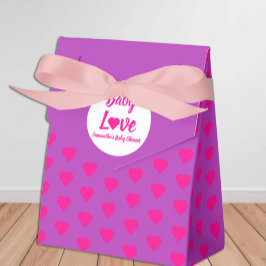 Baby Liefde Hart Baby Shower Bedankdoosjes
