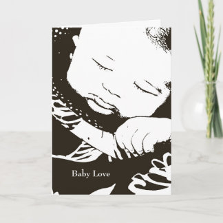 Baby liefde kaart
