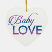 Baby Liefde Keramisch Ornament (Voorkant)