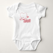 baby liefde romper (Voorkant)