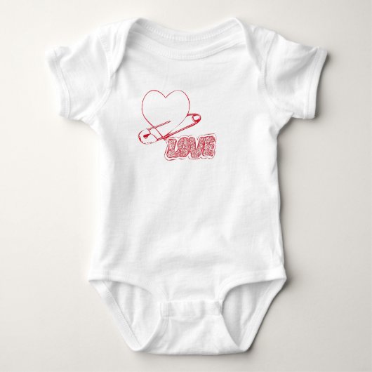 baby liefde romper (Voorkant)