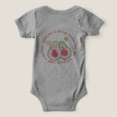 Baby liefde T-shirt (Design achterkant)