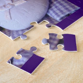 Baby Liefde van mijn levenspuzzel laat Baby naam p Legpuzzel (Zijkant)