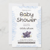 Baby Liefde Viering Vibes Kaart (Achterkant)